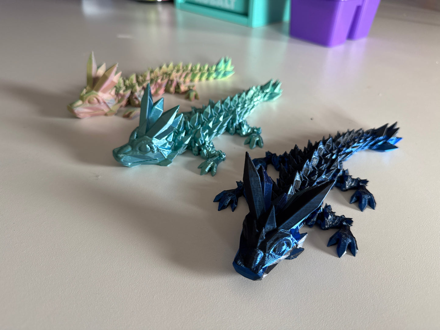 3D Baby Crystal Dragon