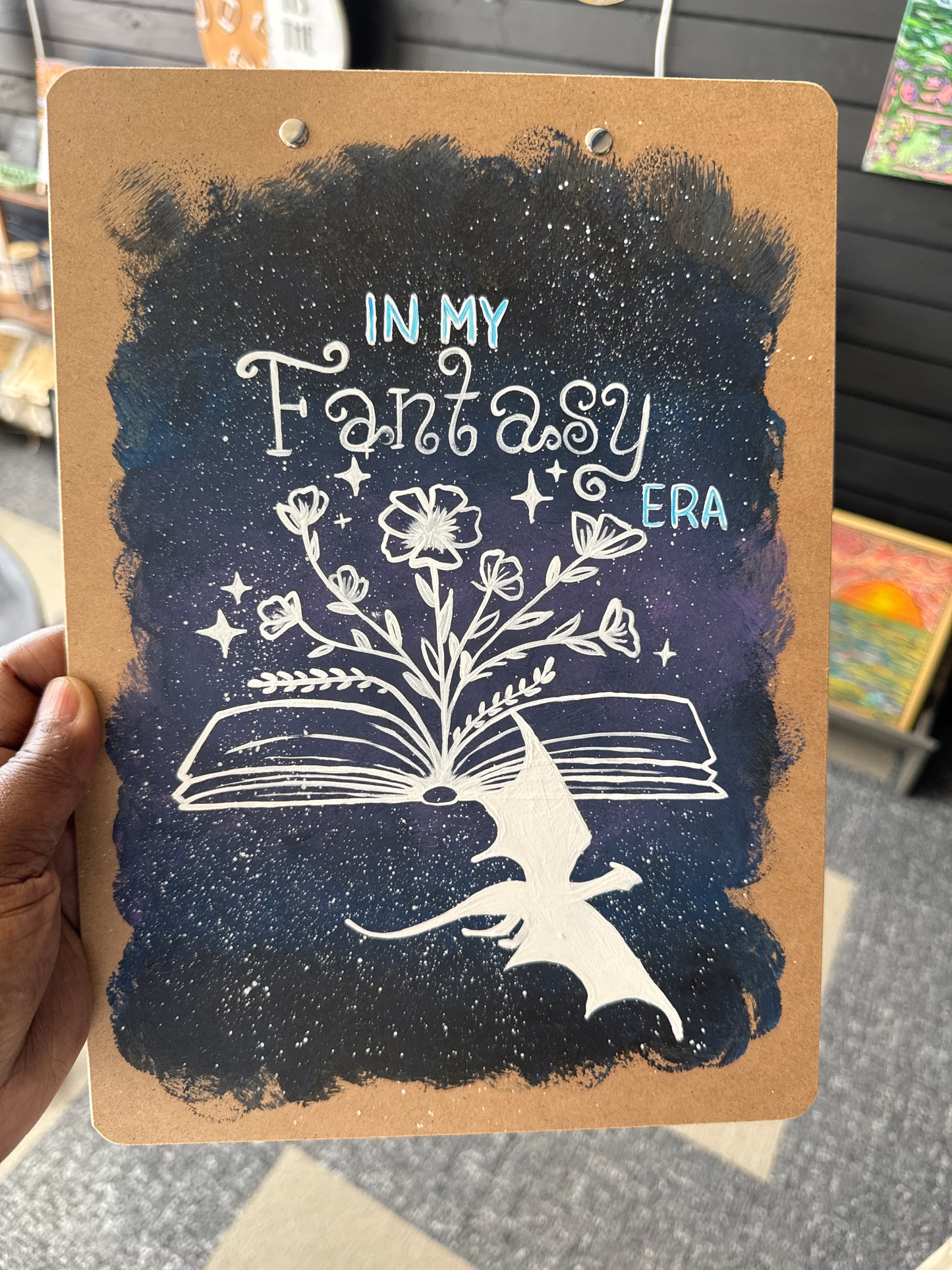 Fantasy Painted Clipboard