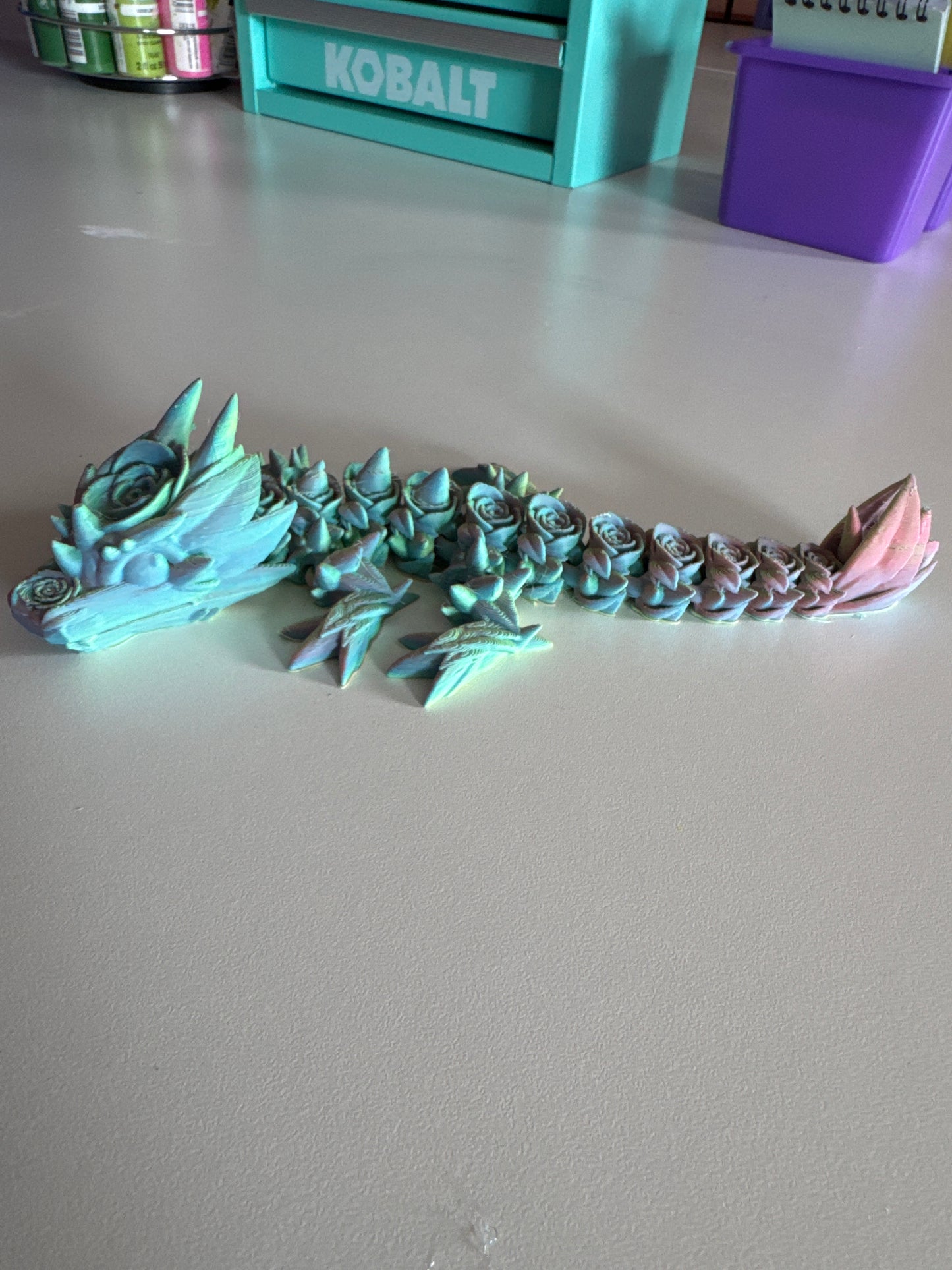 3D Baby Rose Dragon