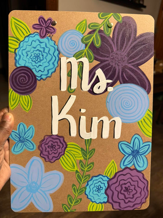 Custom Painted Clipboard (Pre-Order)
