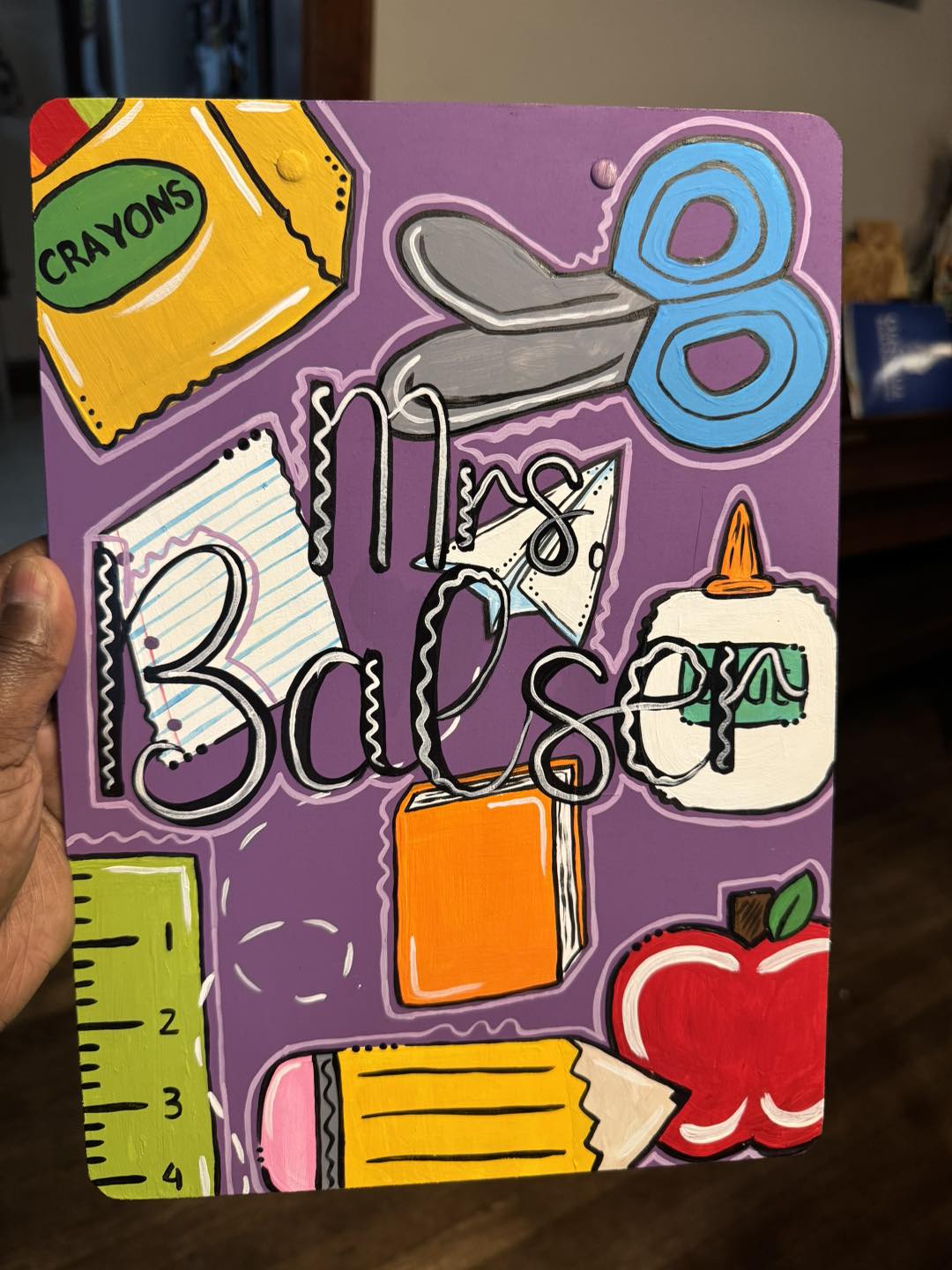 Custom Painted Clipboard (Pre-Order)