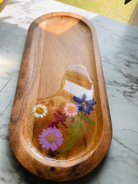 Custom Floral Cluster Tray