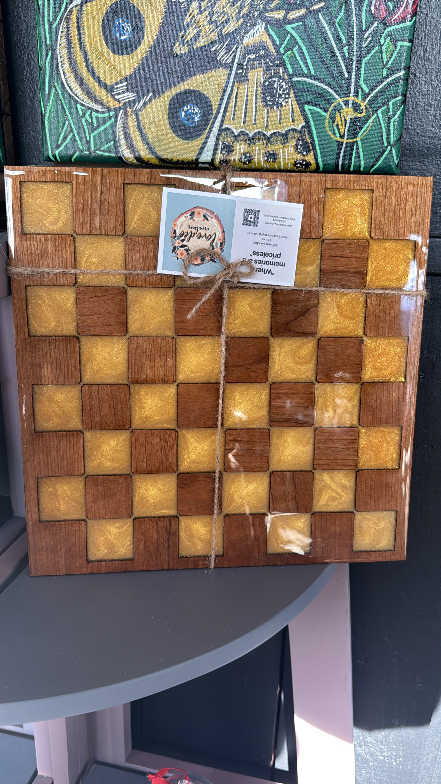 Cherry & Honey Chessboard