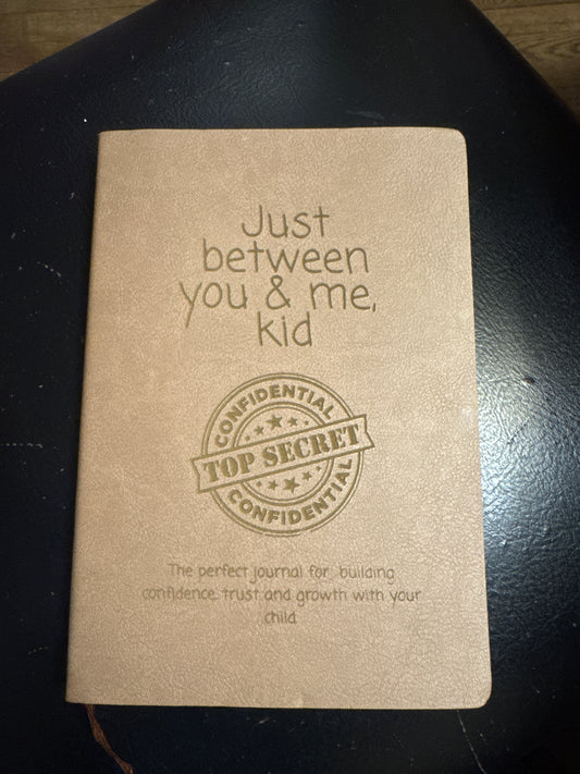 “You and me kid” Leather Journal
