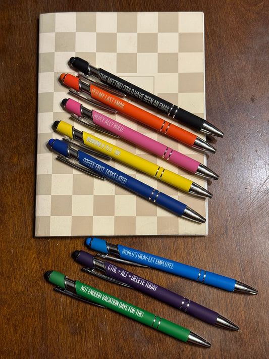Office Humor: Stylus pen set