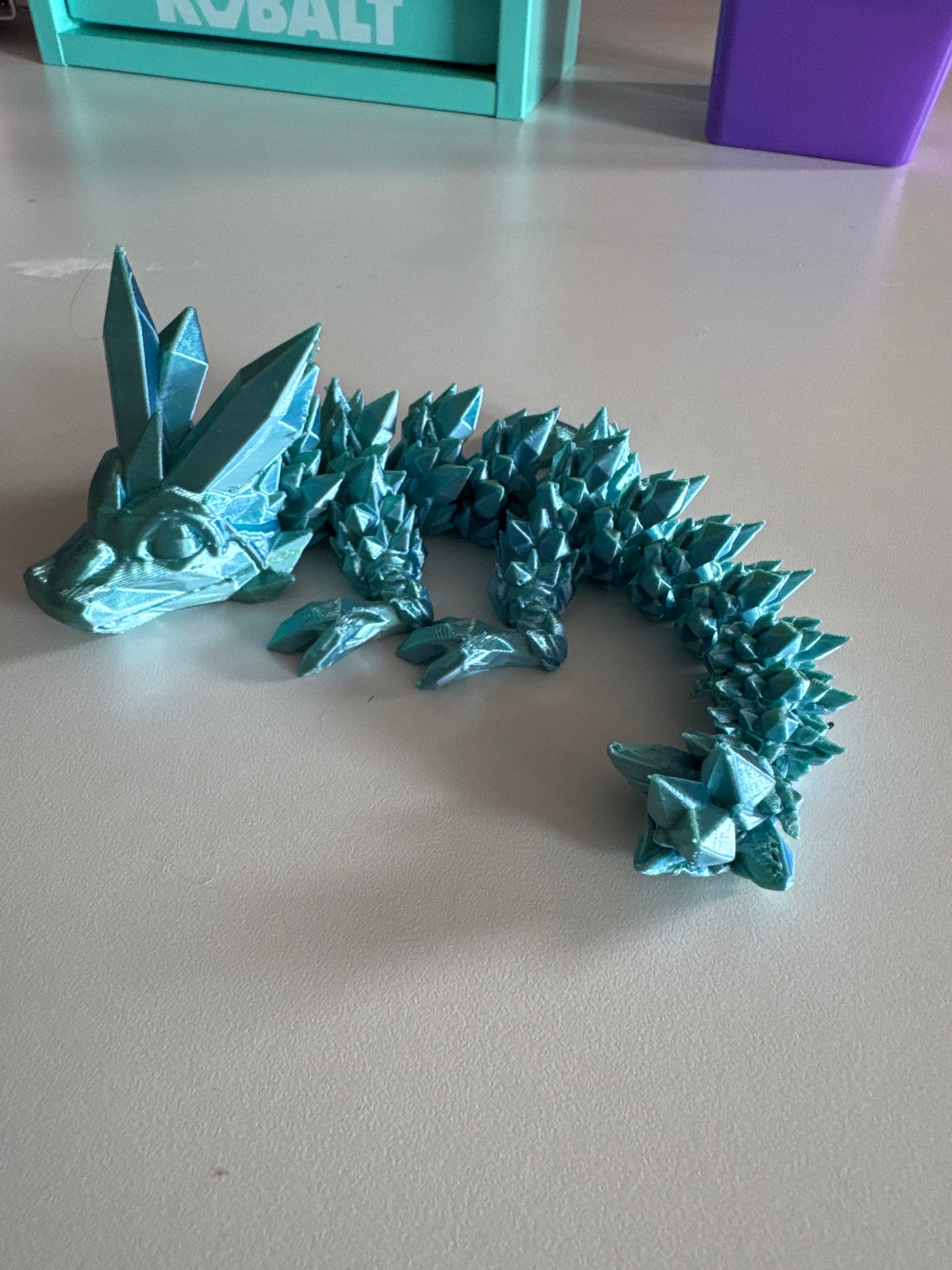 3D Baby Crystal Dragon