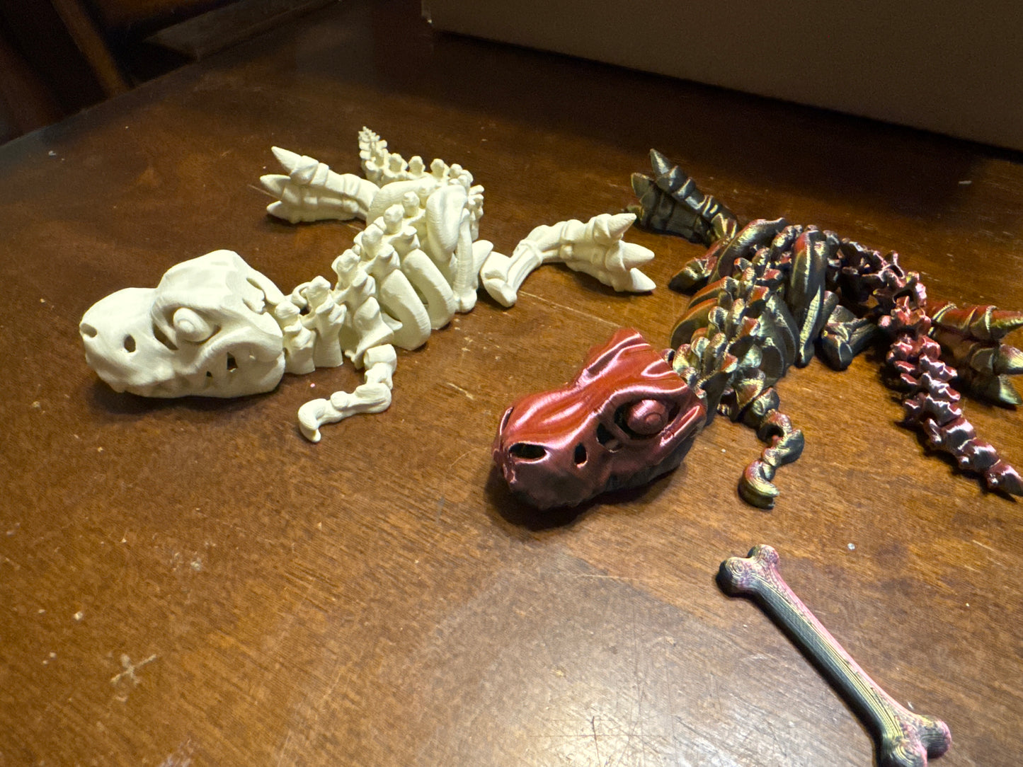 3D Printed Flexible Articulate Dinosaurs (Large) Multi Color