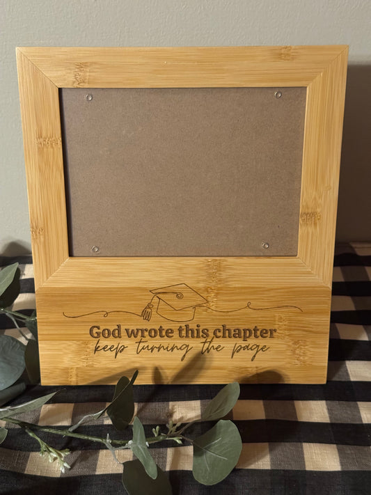 God wrote this chapter graduation frame