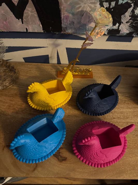 Vintage Chicken Soap Holder--3D Printed