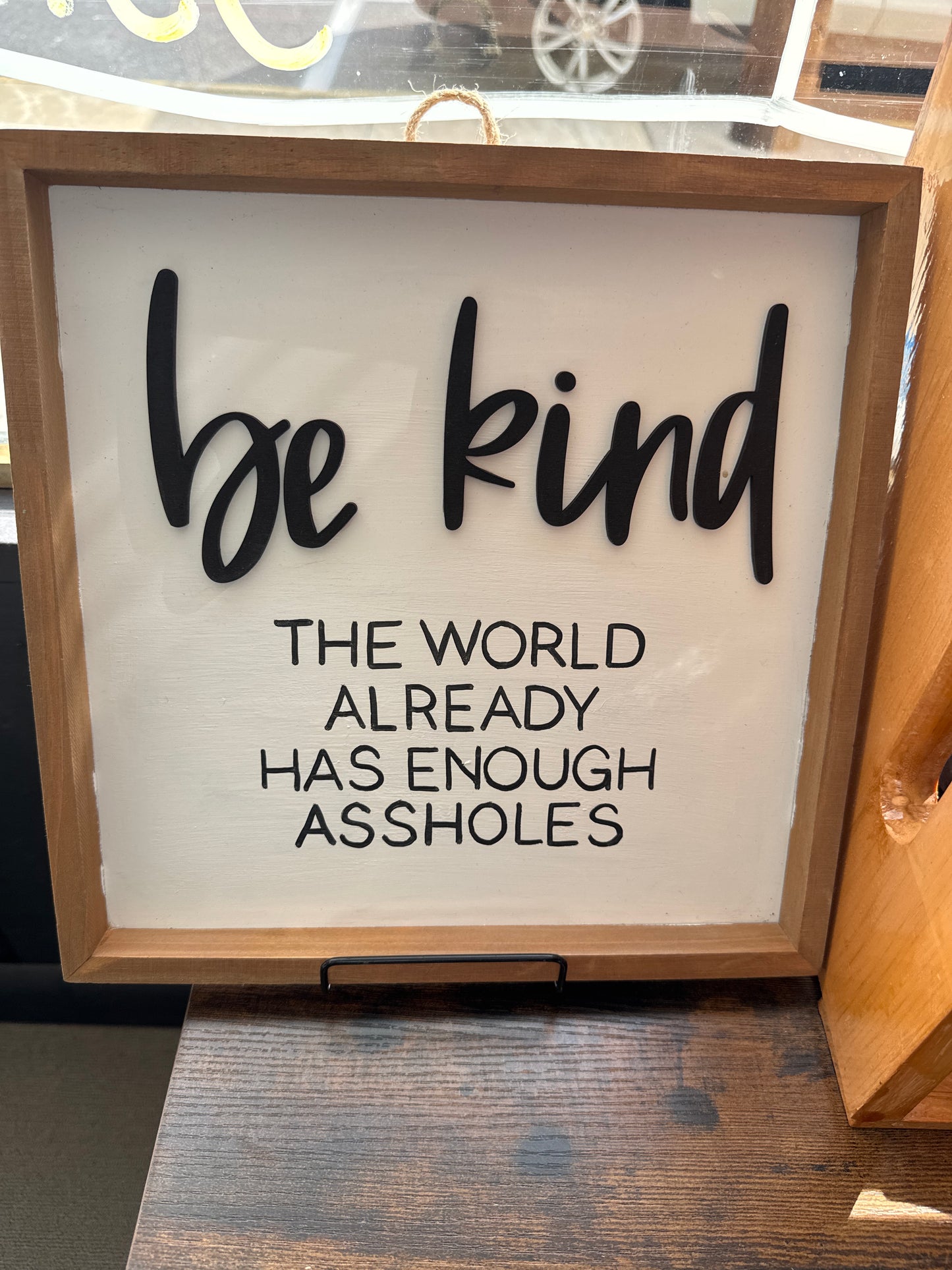 Be kind sign