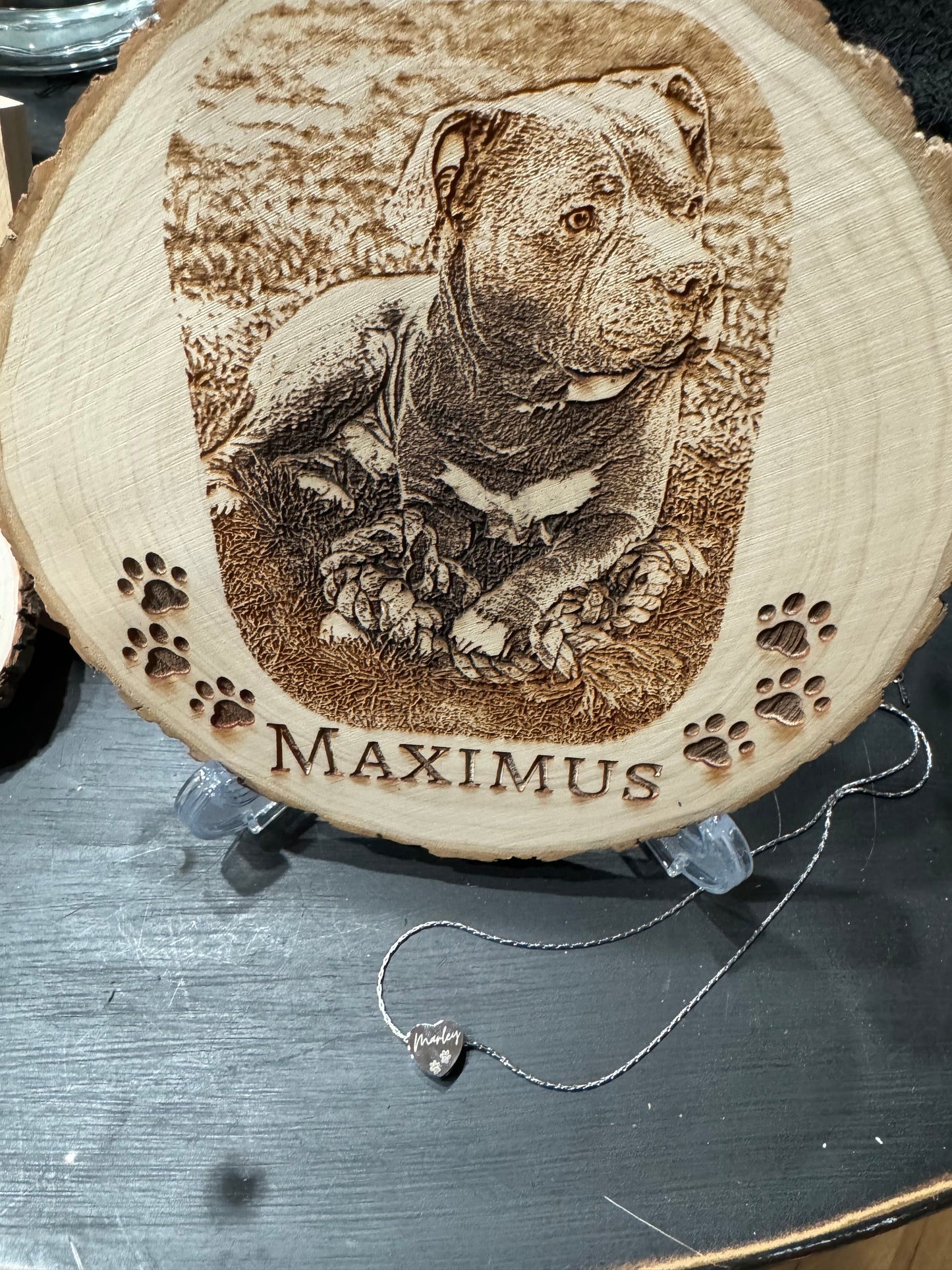 Custom Engraved Photo Ornaments