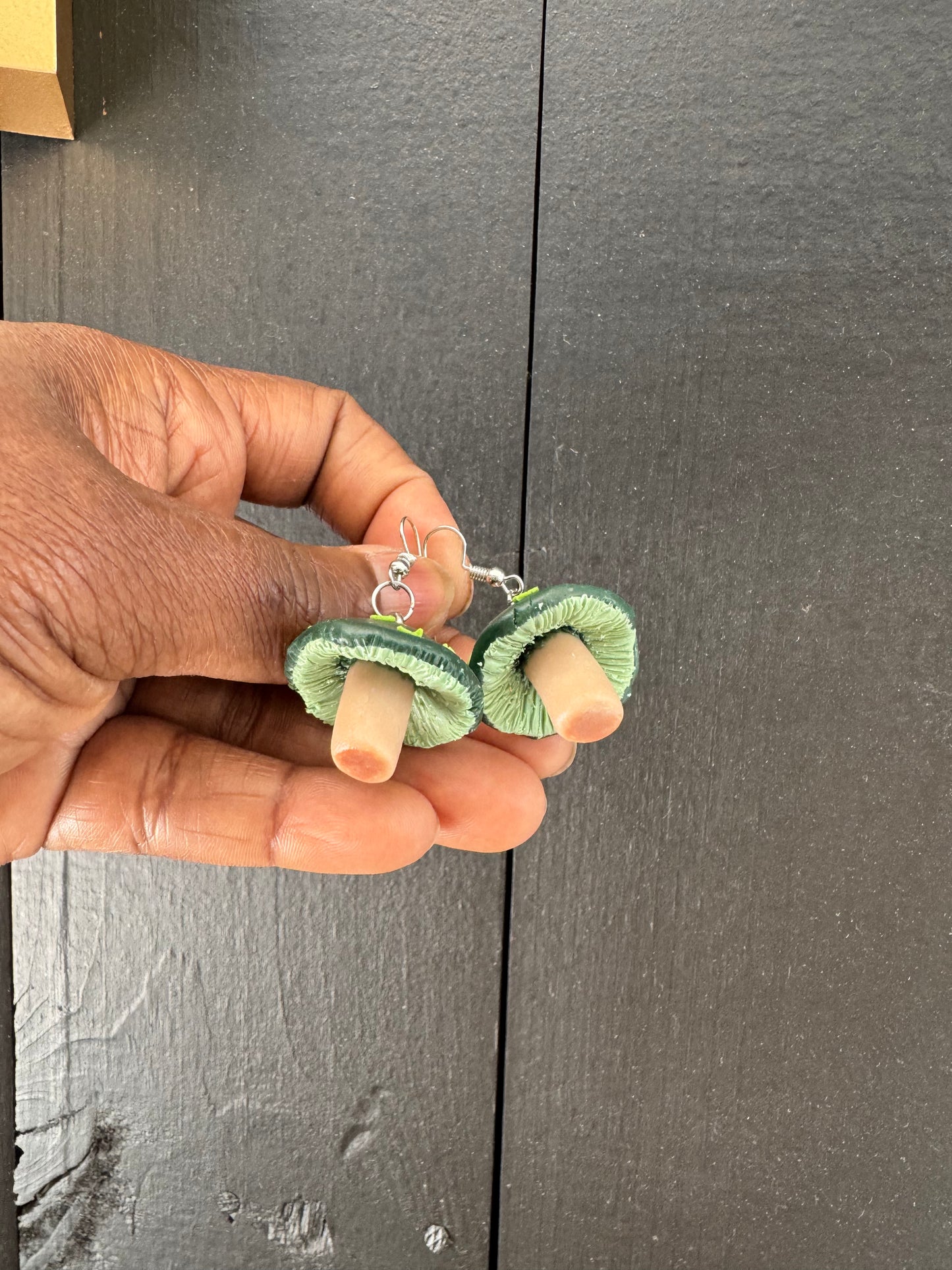 Mushroom Polymer Clay Earrings