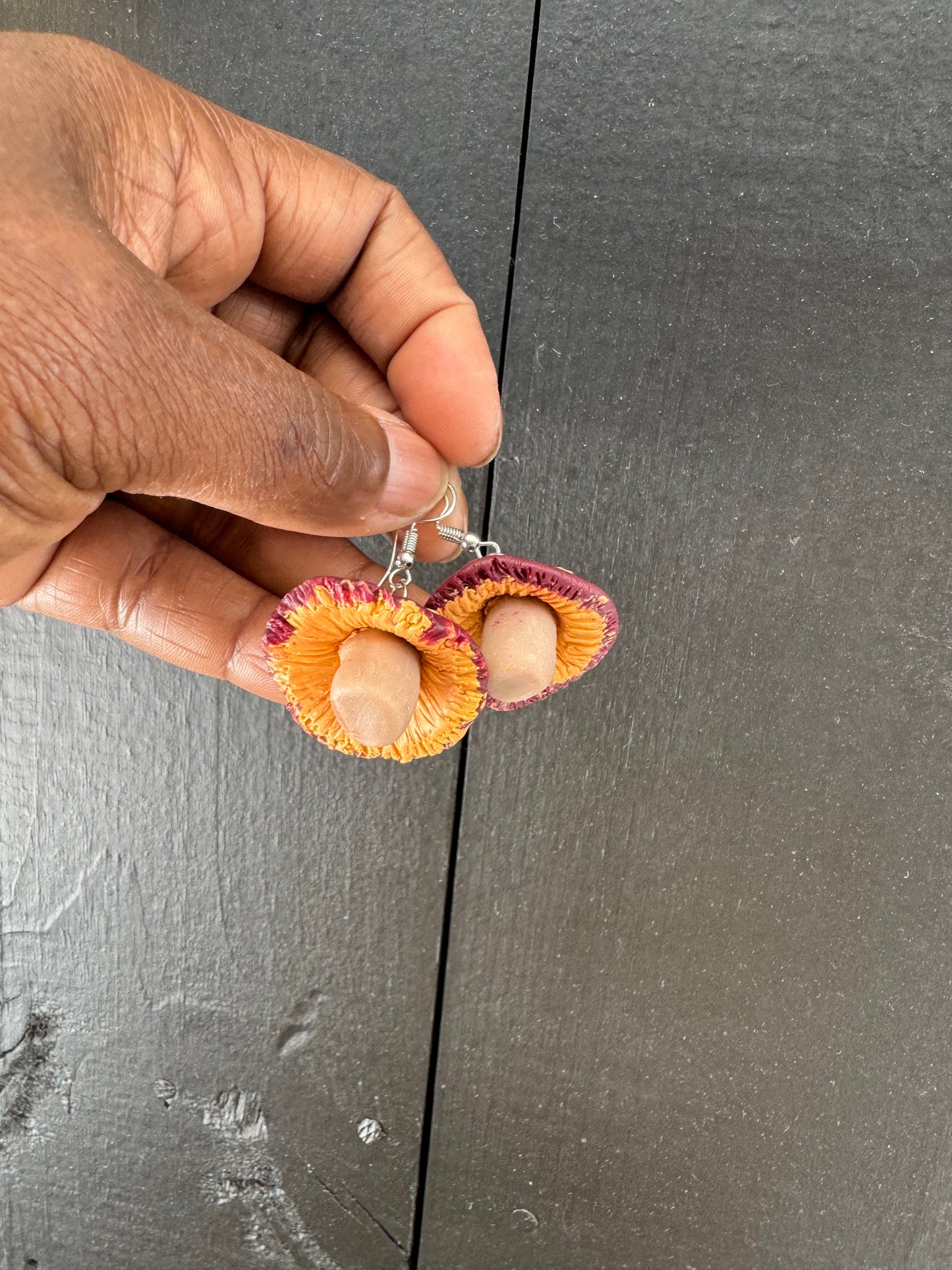 Mushroom Polymer Clay Earrings