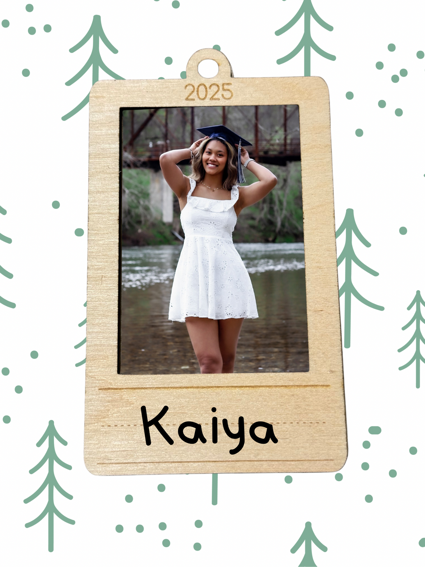 Photo + Writing Keepsake Ornament