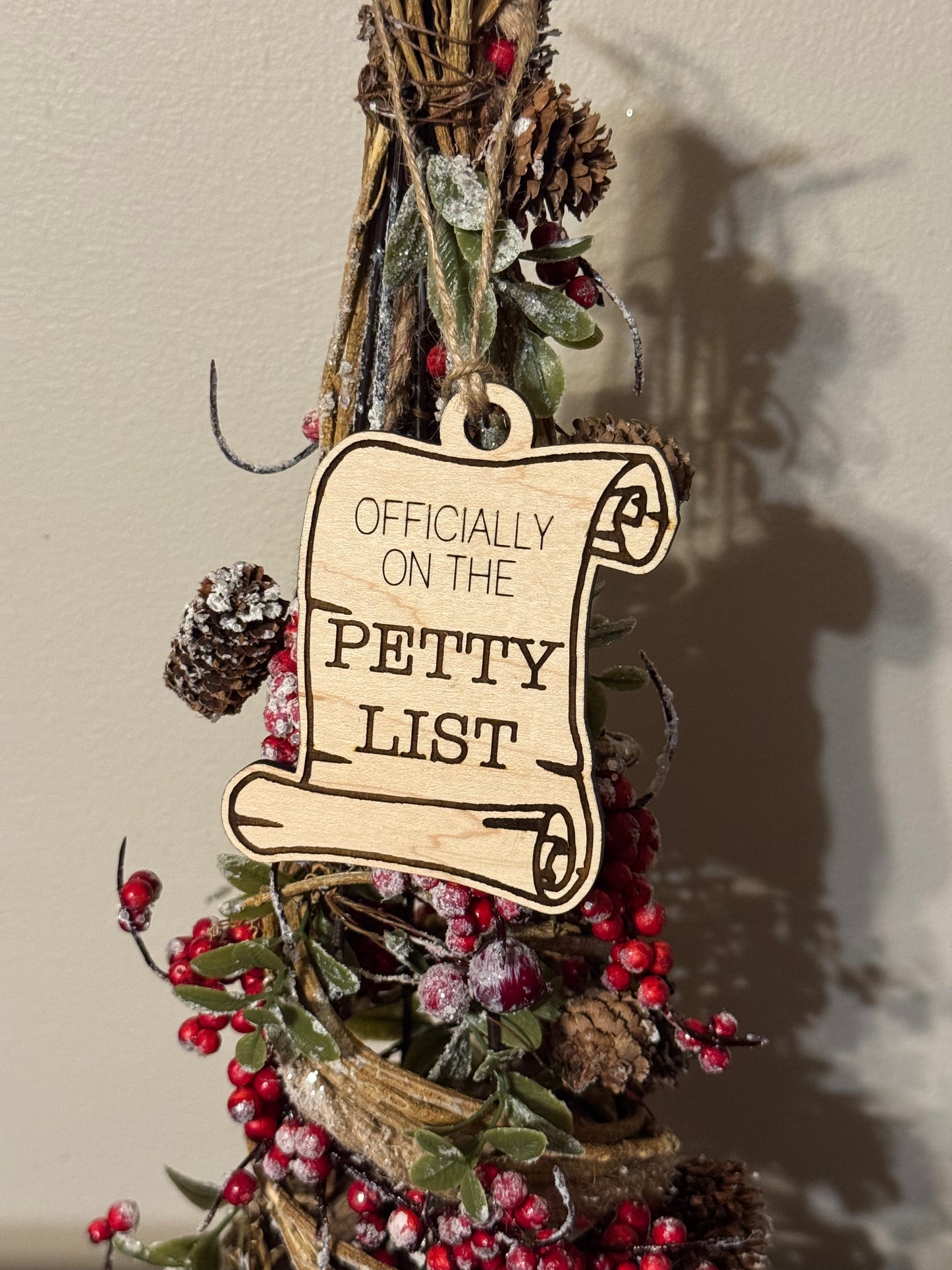 Petty List ornament