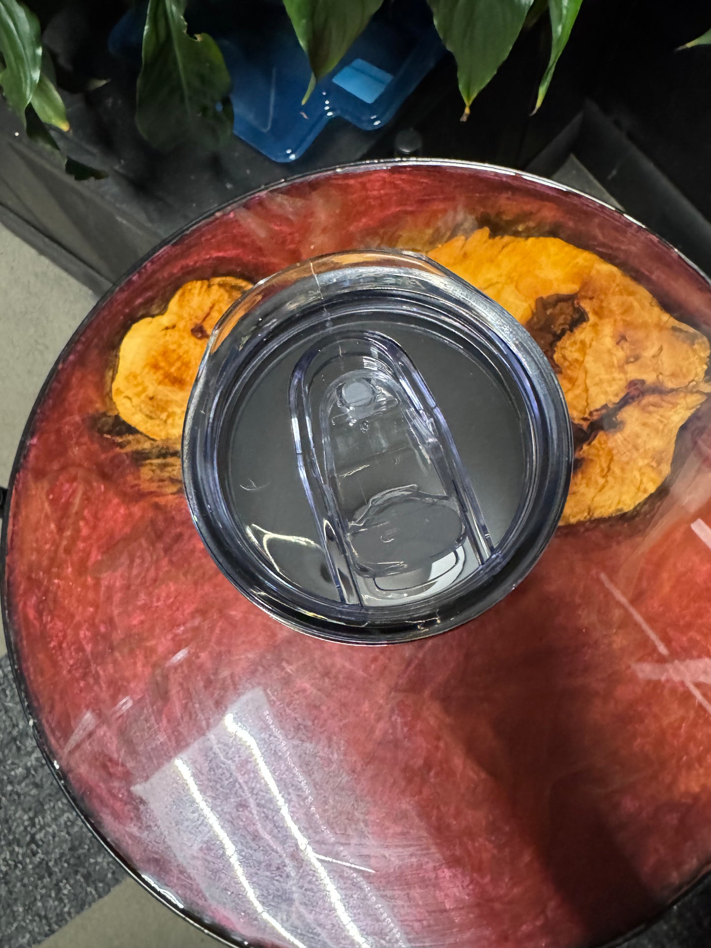 The upside down tumbler