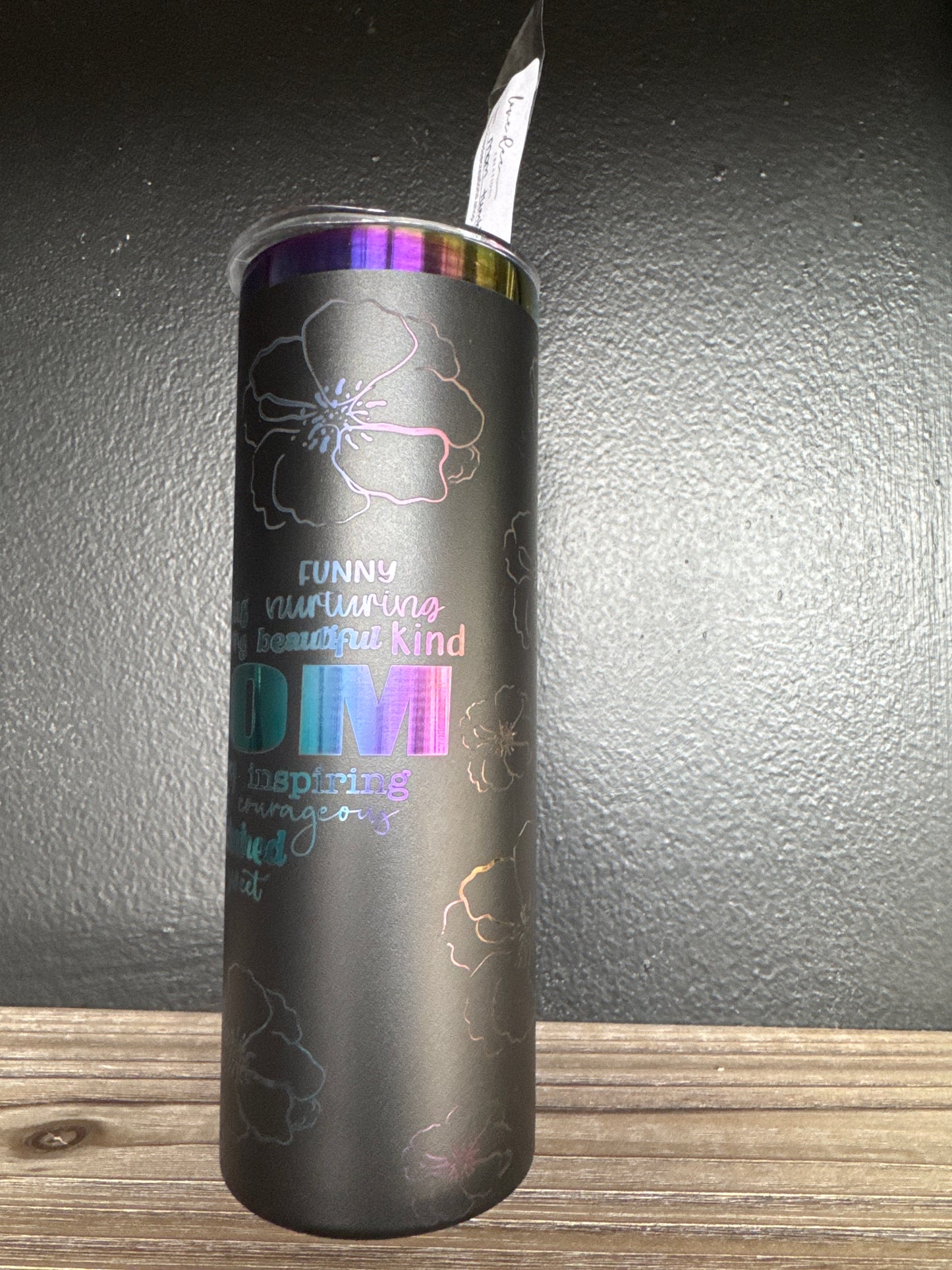 (Rainbow) Mom affirmation Tumbler 20oz
