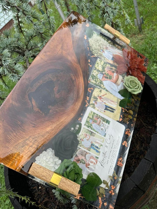 Custom Wedding Keepsake Tray (Deposit)
