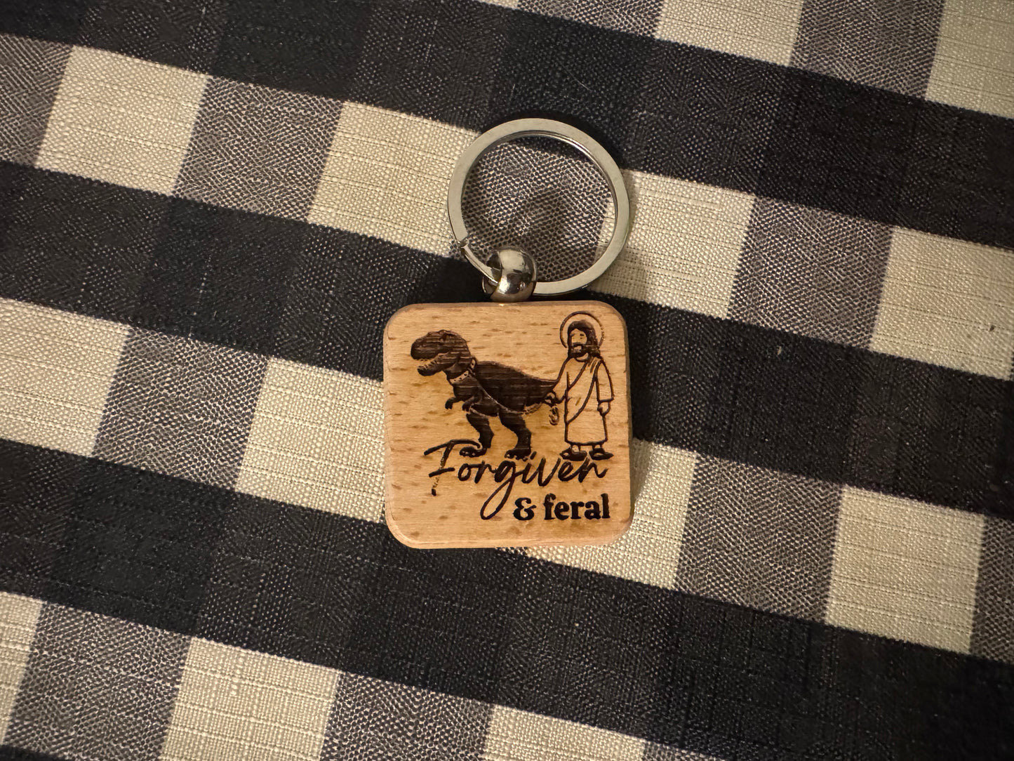 Forgiven & Feral Keychain or Magnet