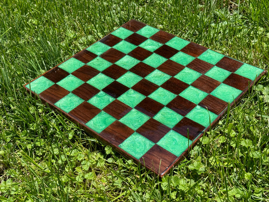 Emerald + Walnut Game board
