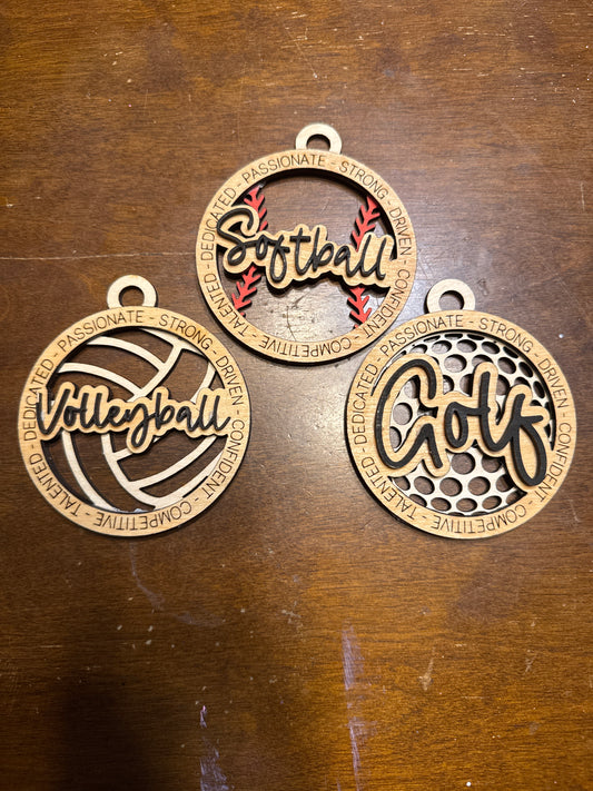 Sport + Extracurricular Activity Ornaments