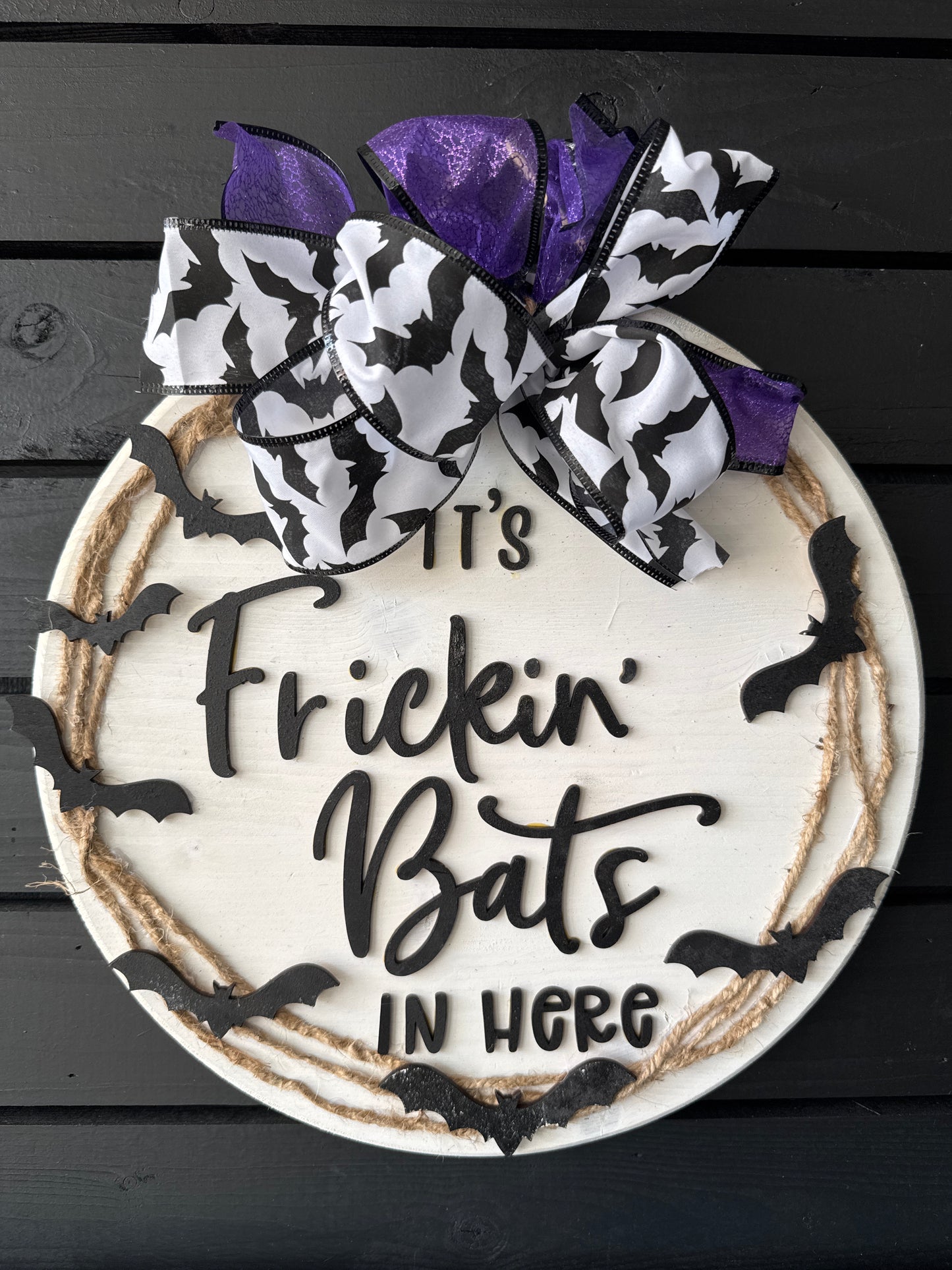Frickin’ Bats Door Hanger
