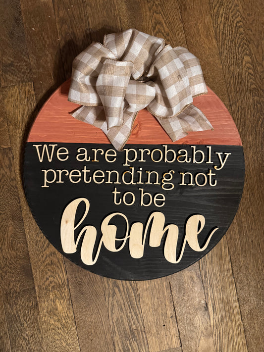 Not Home Door Hanger
