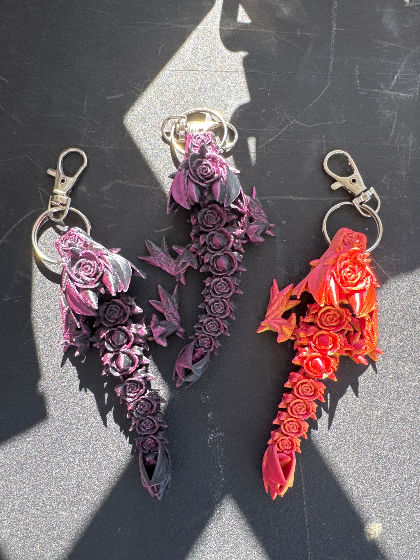 3D Dragon Keychains