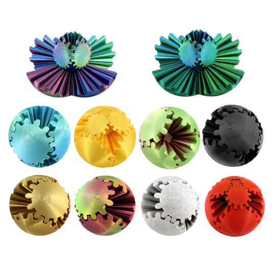 3D Printed Gearball Fidget Toys Mix Color