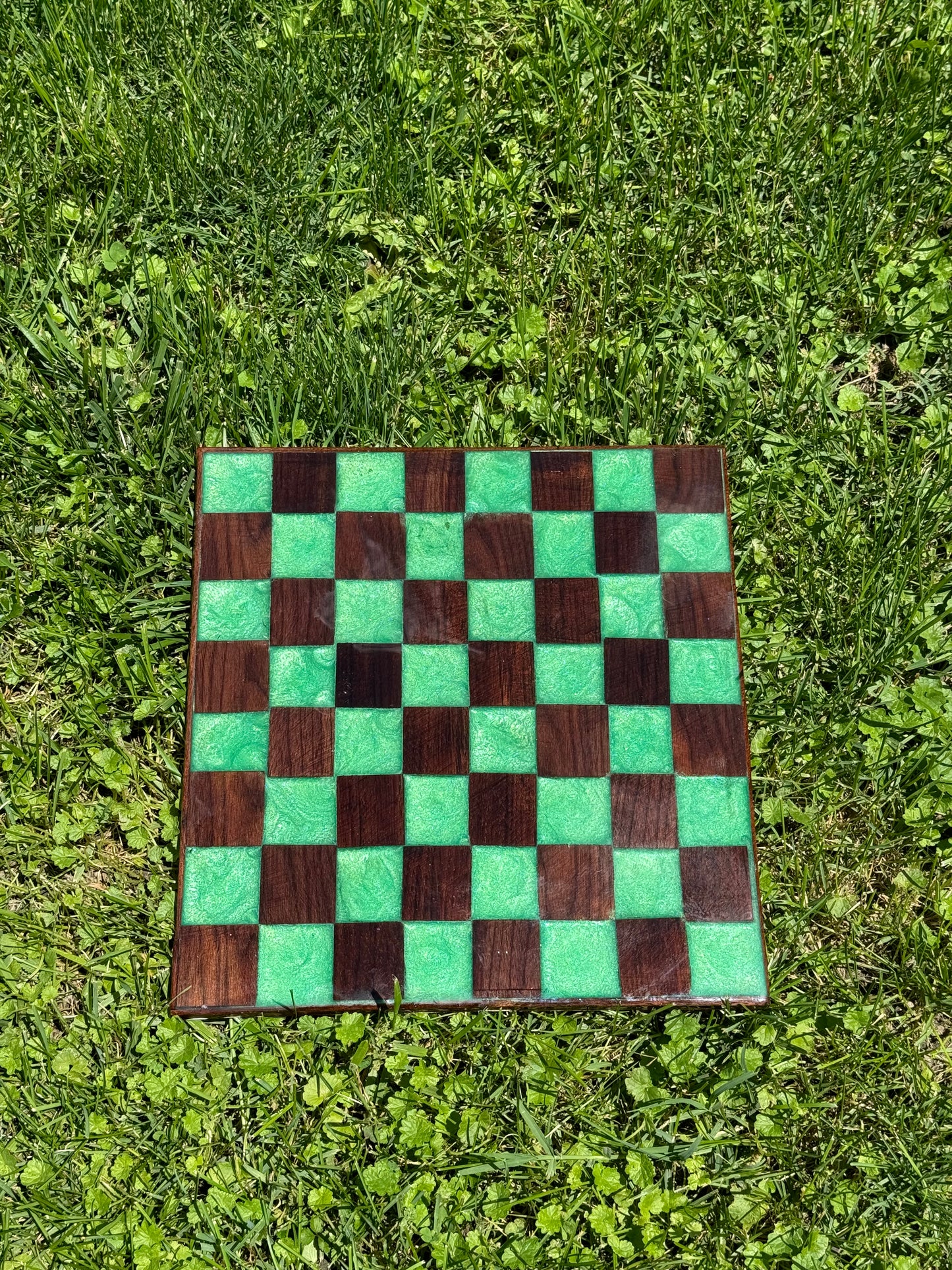 Emerald + Walnut Game board