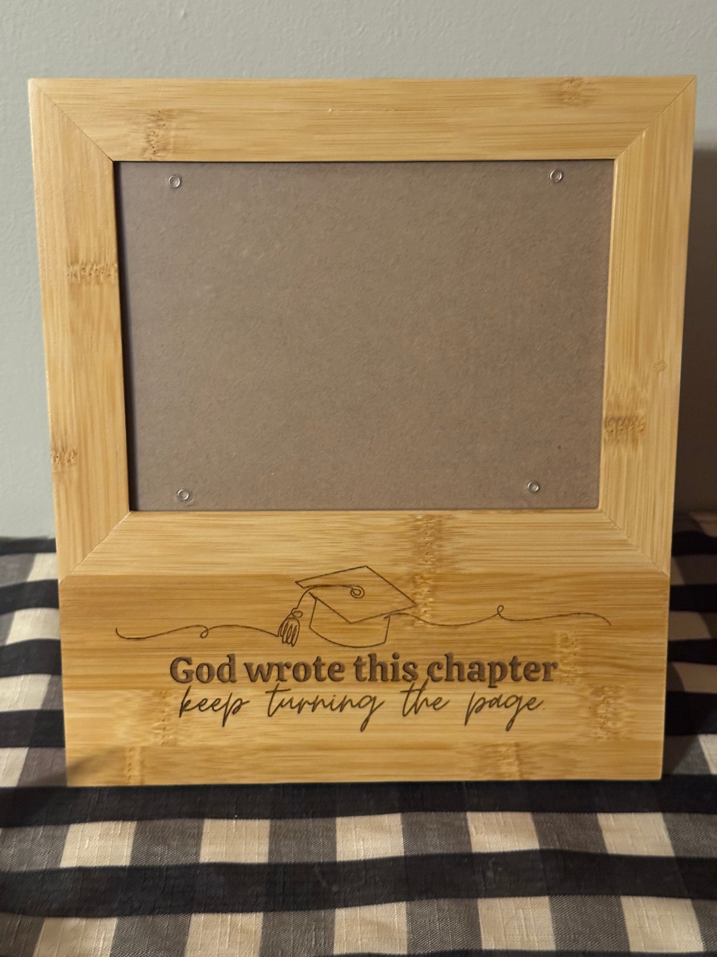 God wrote this chapter graduation frame