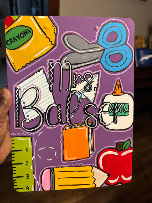 Custom Painted Clipboard (Pre-Order)
