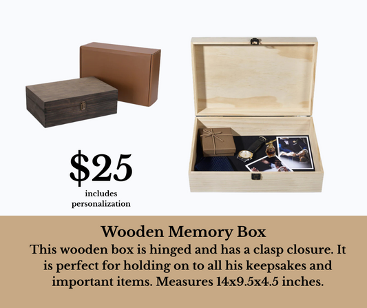 Wooden Keepsake Box