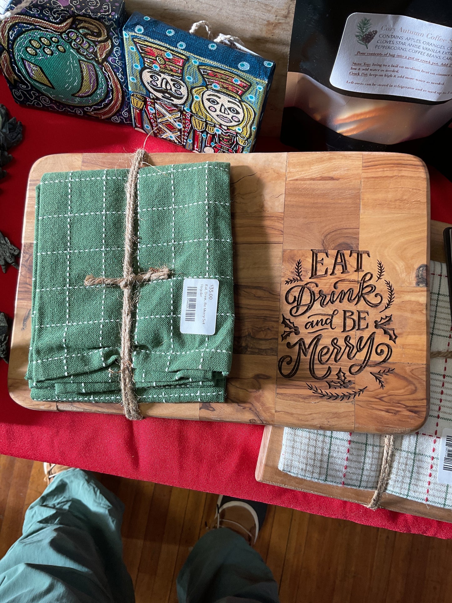 Eat, drink , be merry set