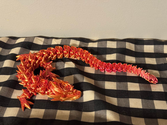 3D XL Rose Dragon