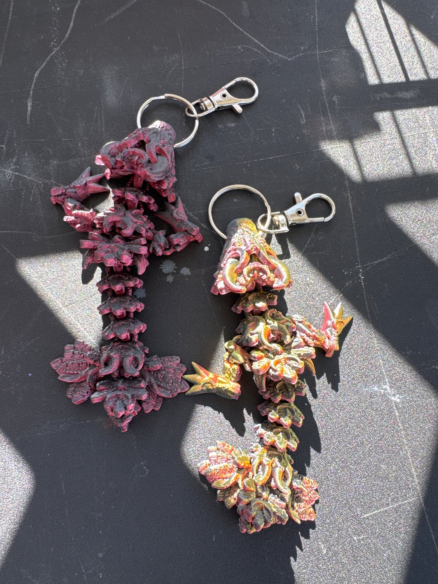 3D Dragon Keychains
