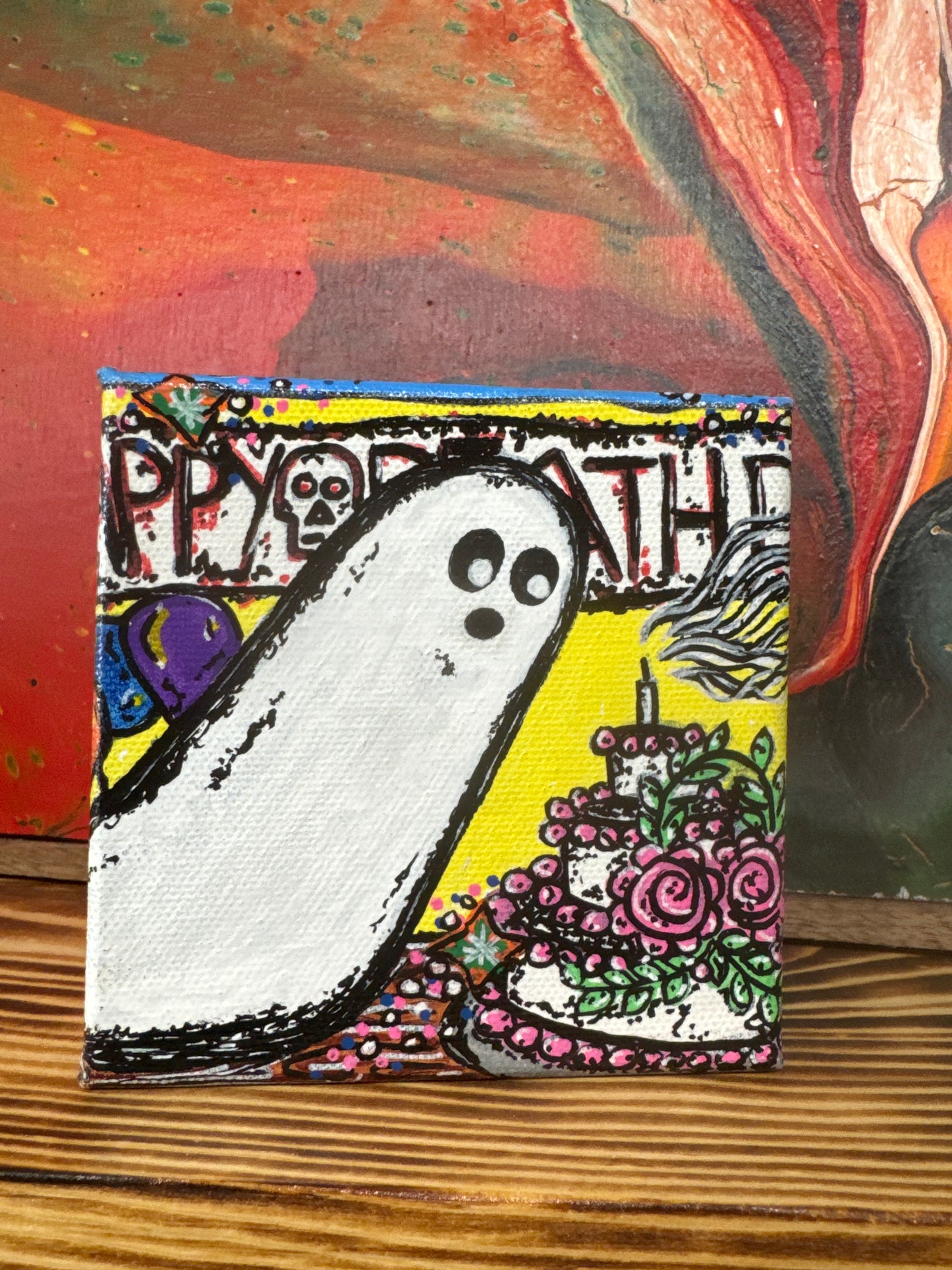 HBD ghost Painting