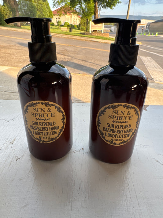 Sun Ripened Raspberry Lotion (Sun & Spruce Soaps)