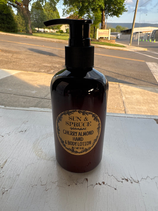 Cherry Almond Handmade Lotion (Sun & Spruce Soaps)