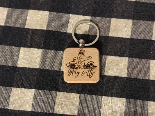 Stay SaltyKeychain or Magnet