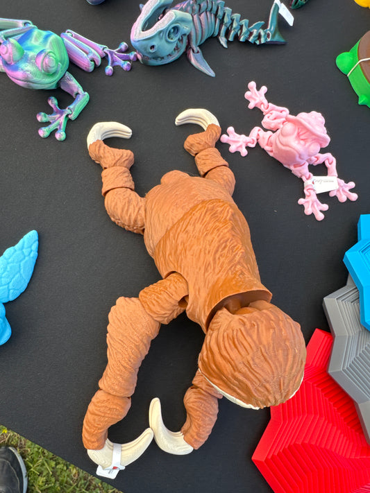 Large articulating sloth