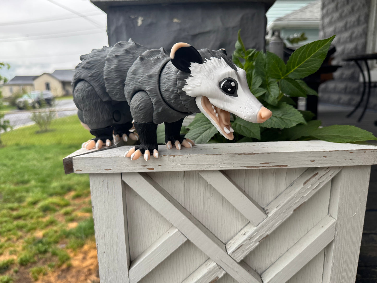 3D articulating opossum