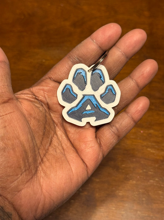Alleghany Cougar keychains--3D printed