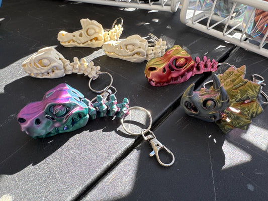 3D Skeleton Keychains