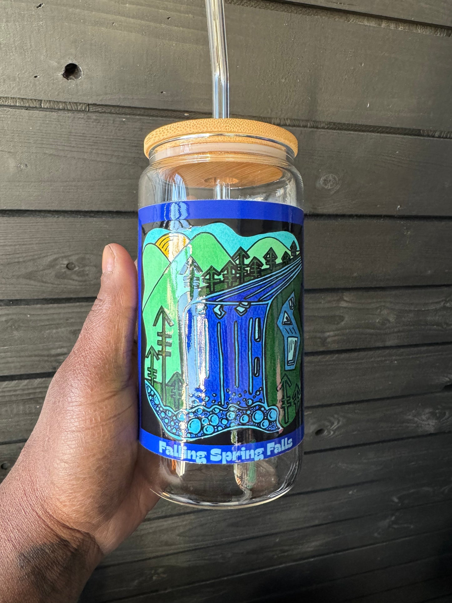 Leigh Woodward-Glass Landmark Tumblers