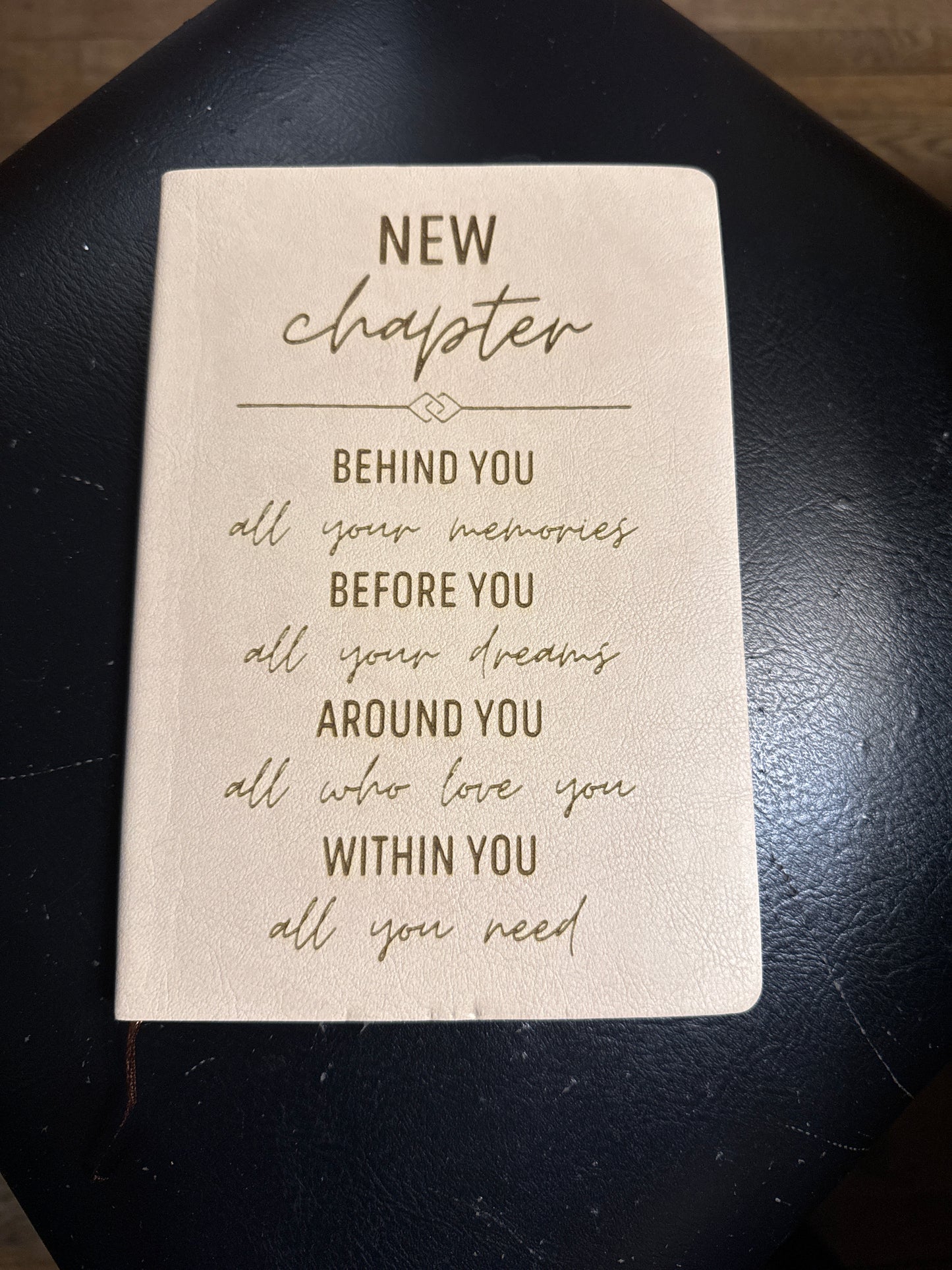 "New Chapter" Leather Journal
