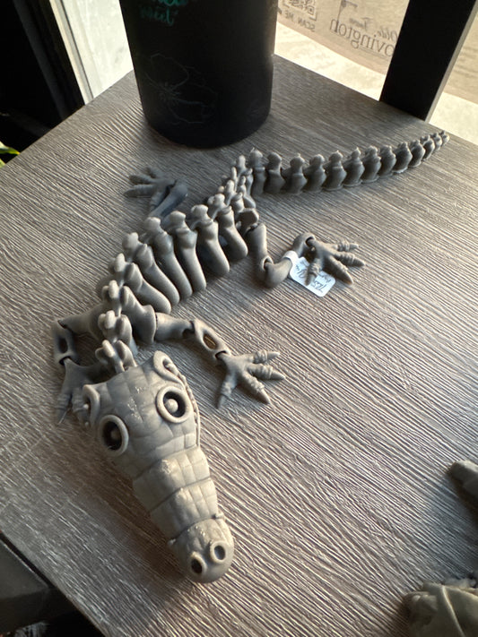 3D crocodile