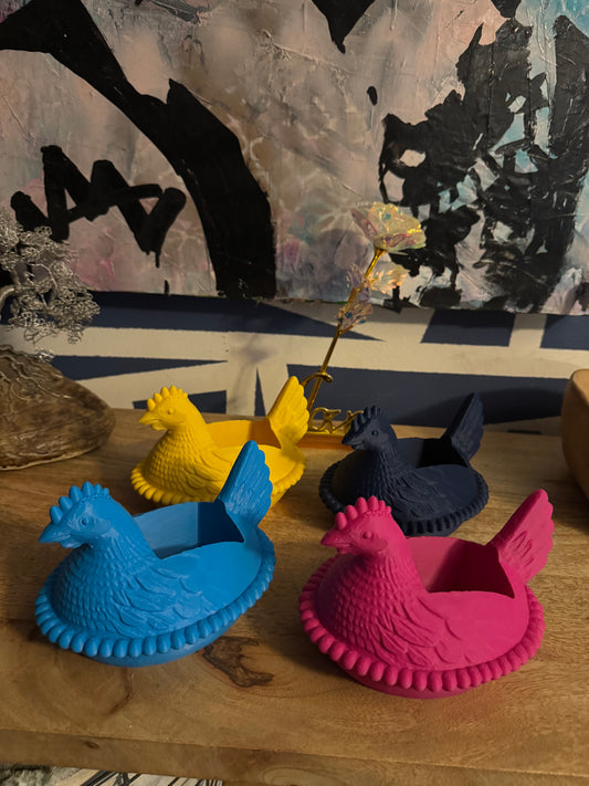 Vintage Chicken Soap Holder--3D Printed