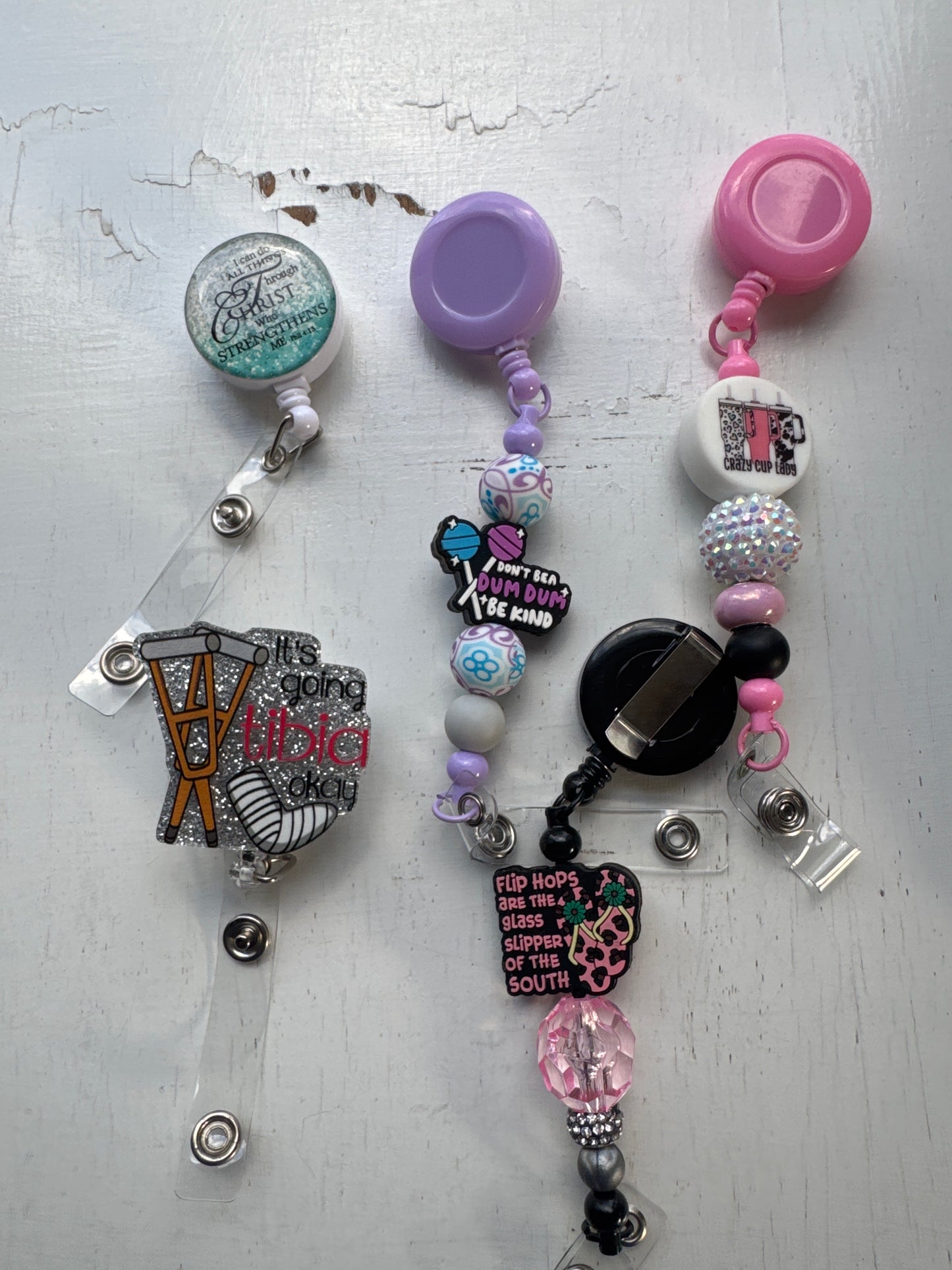 Kaleb's Kreations- Badge Reel Clip