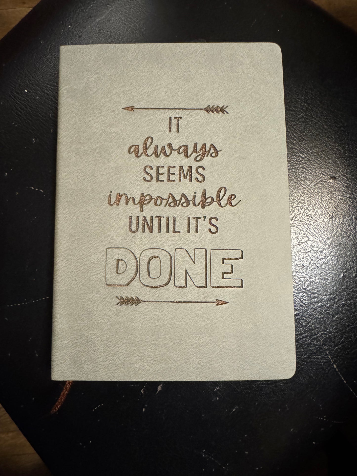 "Impossible" Leather Journal